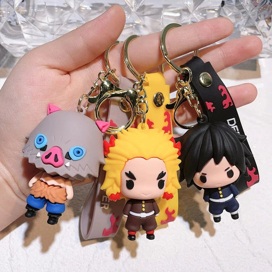 Demon Slayer / Kimetsu No Yaiba - Portachiavi In Silicone Accessori