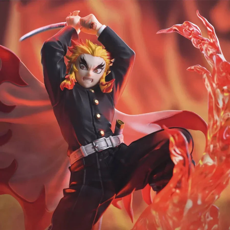 Demon Slayer: Kimetsu No Yaiba - Rengoku Kyojurou E Akaza Action Figure Sega Xross Link