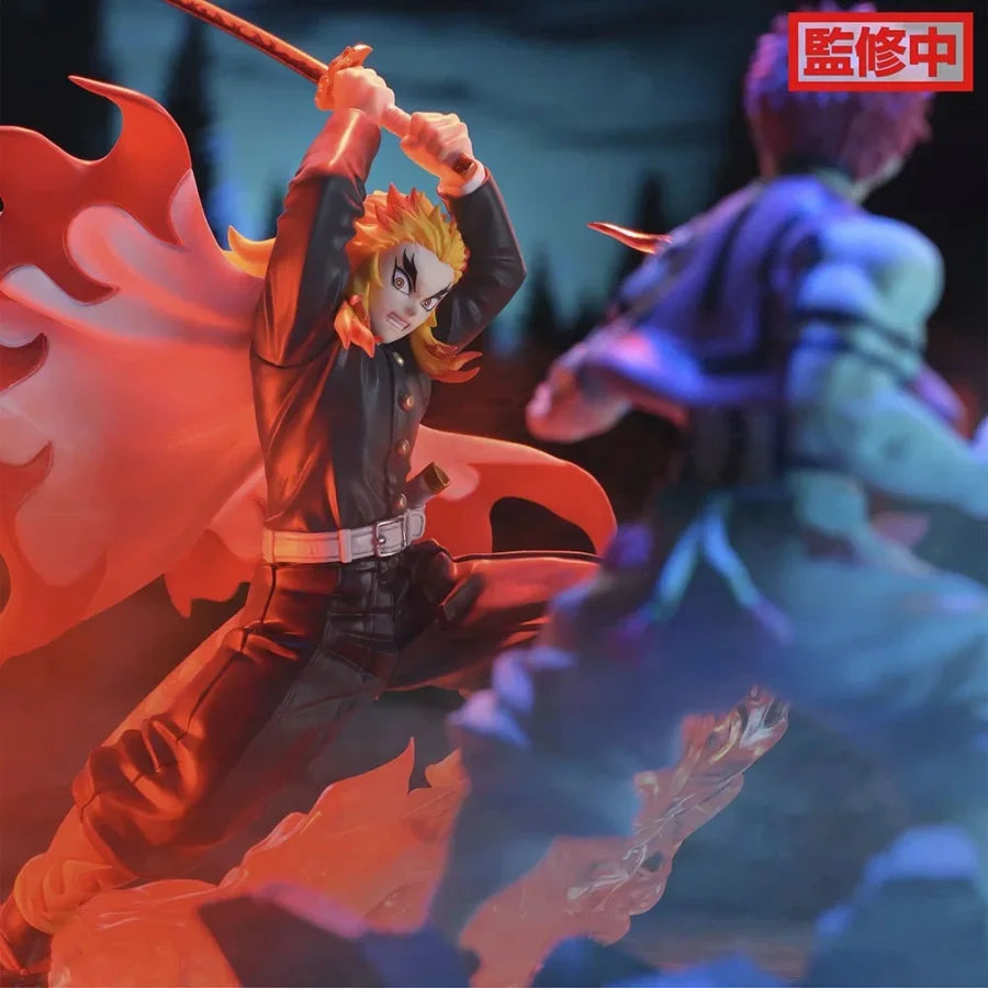 Demon Slayer: Kimetsu No Yaiba - Rengoku Kyojurou E Akaza Action Figure Sega Xross Link