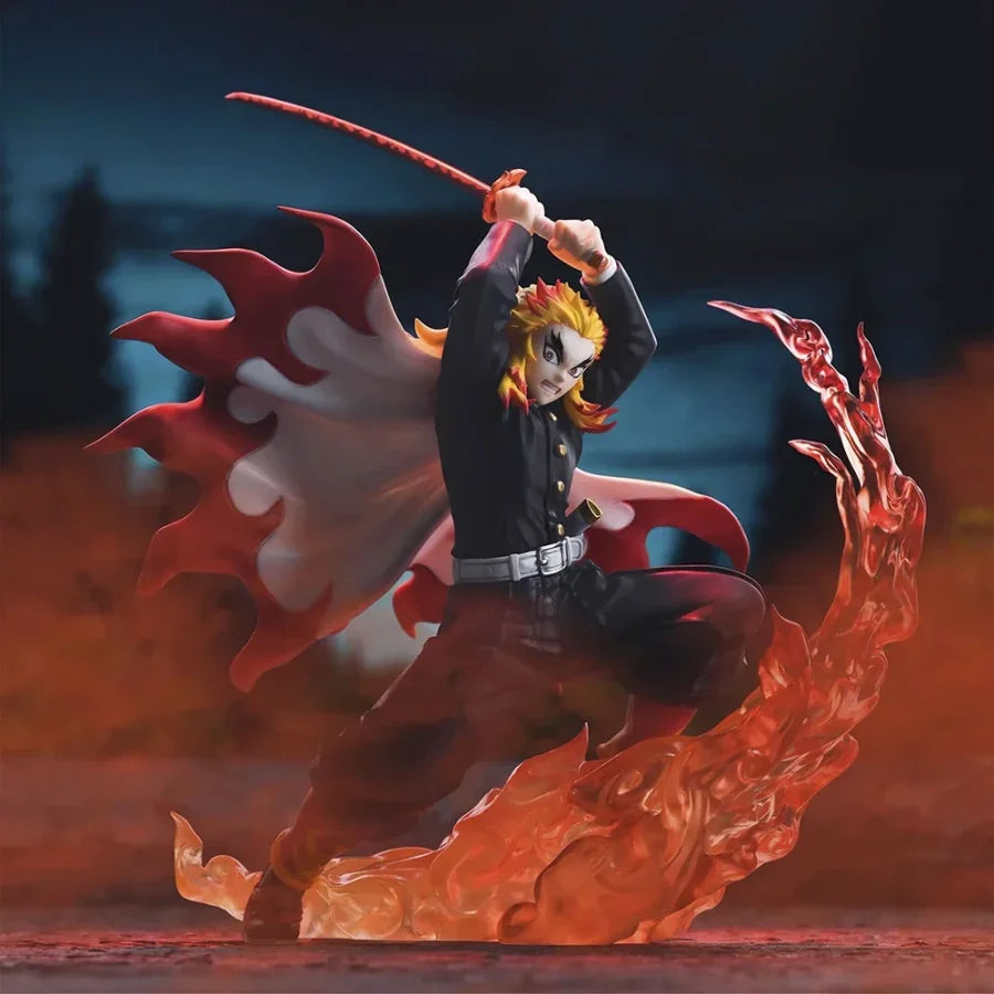 Demon Slayer: Kimetsu No Yaiba - Rengoku Kyojurou E Akaza Action Figure Sega Xross Link