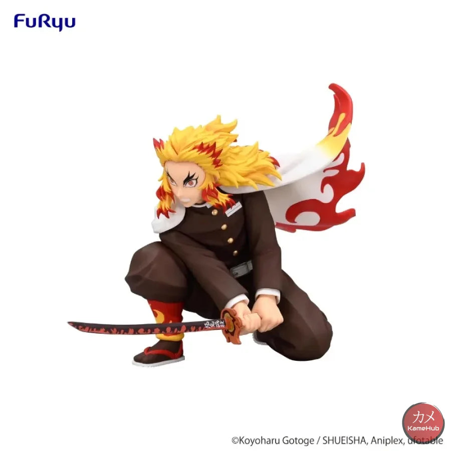 Demon Slayer / Kimetsu no Yaiba - Rengoku Kyoujurou Action Figure FuRyu Noodle Stopper - Rengoku Kyoujurou 10cm