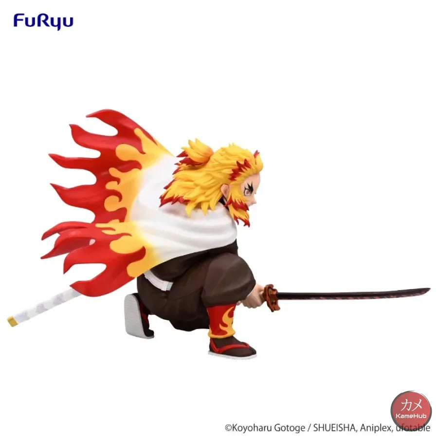 Demon Slayer / Kimetsu no Yaiba - Rengoku Kyoujurou Action Figure FuRyu Noodle Stopper - Rengoku Kyoujurou 10cm