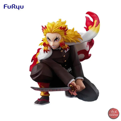 Demon Slayer / Kimetsu no Yaiba - Rengoku Kyoujurou Action Figure FuRyu Noodle Stopper - Rengoku Kyoujurou 10cm