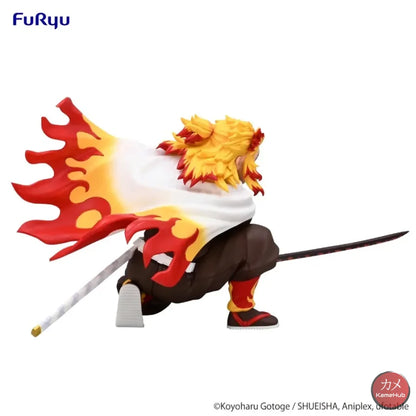 Demon Slayer / Kimetsu no Yaiba - Rengoku Kyoujurou Action Figure FuRyu Noodle Stopper - Rengoku Kyoujurou 10cm