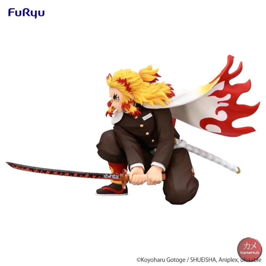 Demon Slayer / Kimetsu no Yaiba - Rengoku Kyoujurou Action Figure FuRyu Noodle Stopper - Rengoku Kyoujurou 10cm