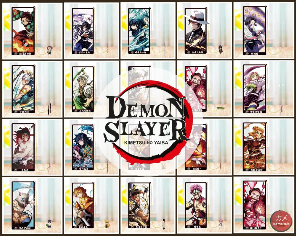 Demon Slayer: Kimetsu no Yaiba - Segnalibri in Metallo Accessori