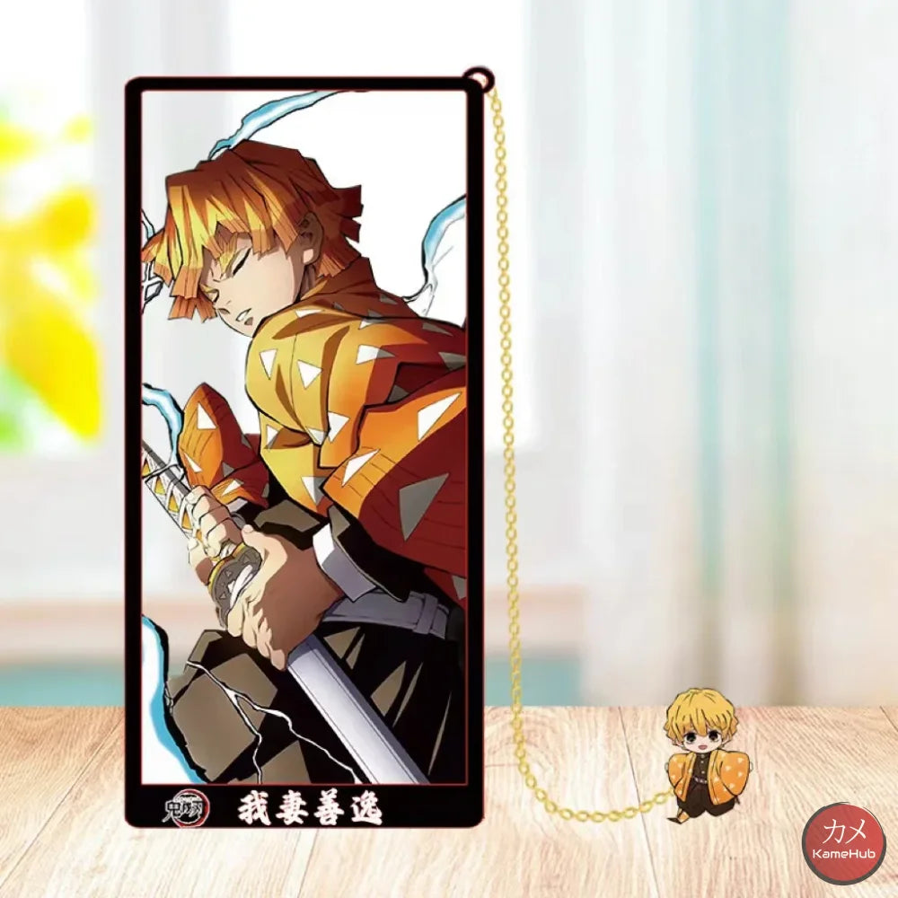 Demon Slayer: Kimetsu no Yaiba - Segnalibri in Metallo Agatsuma Zenitsu / 10cm Accessori