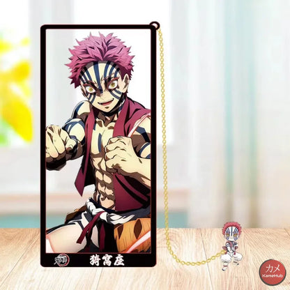 Demon Slayer: Kimetsu no Yaiba - Segnalibri in Metallo Akaza / 10cm Accessori