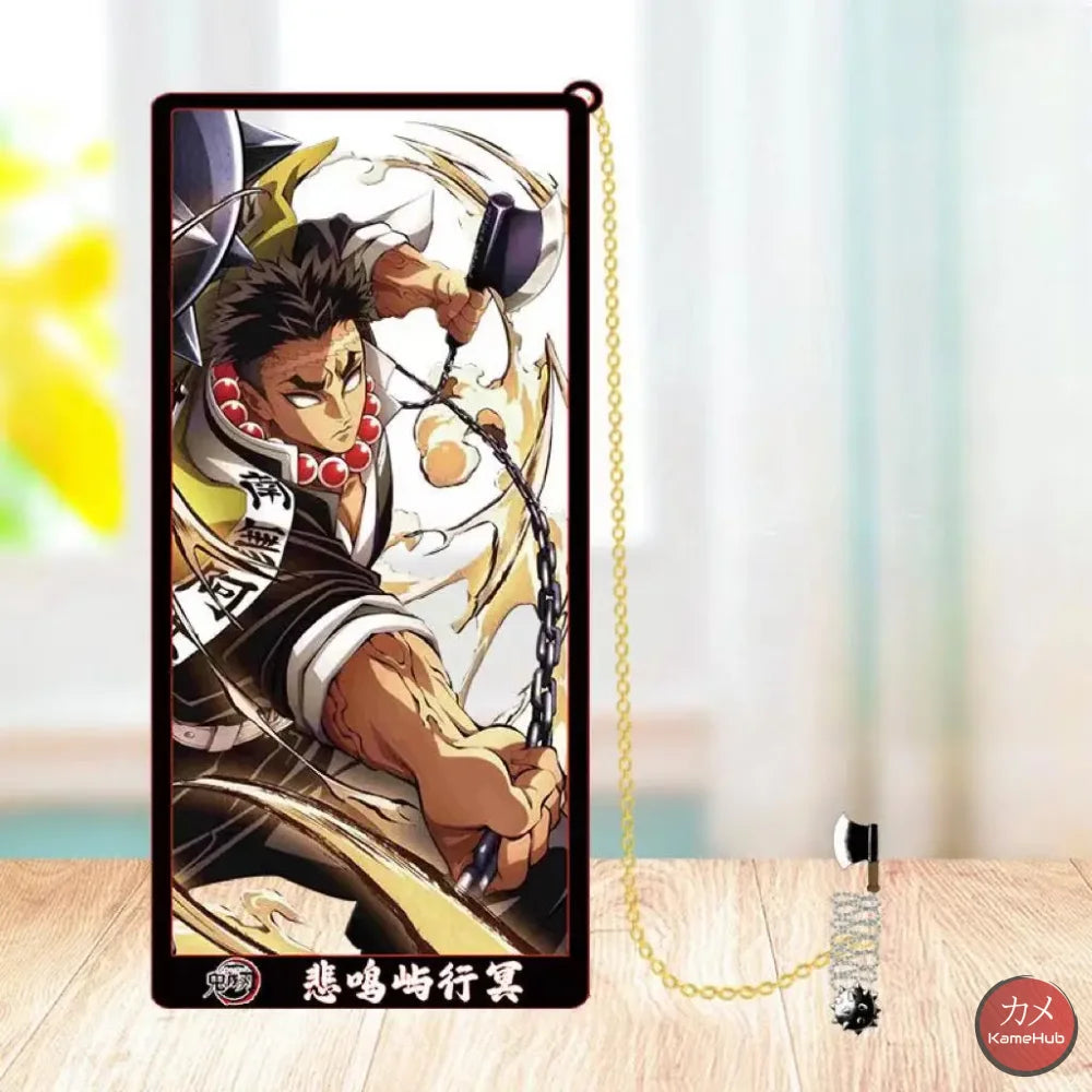 Demon Slayer: Kimetsu no Yaiba - Segnalibri in Metallo Himejima Gyomei / 10cm Accessori