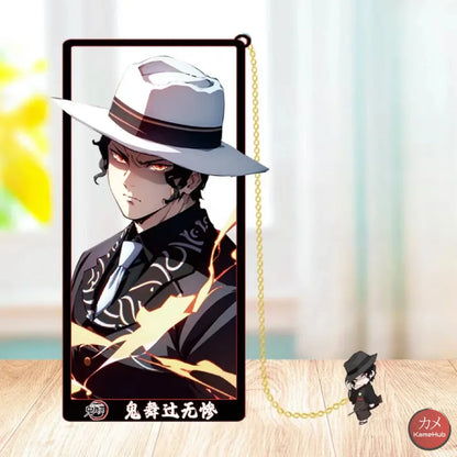 Demon Slayer: Kimetsu no Yaiba - Segnalibri in Metallo Kibutsuji Muzan / 10cm Accessori