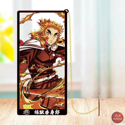 Demon Slayer: Kimetsu no Yaiba - Segnalibri in Metallo Rengoku Kyoujurou / 10cm Accessori