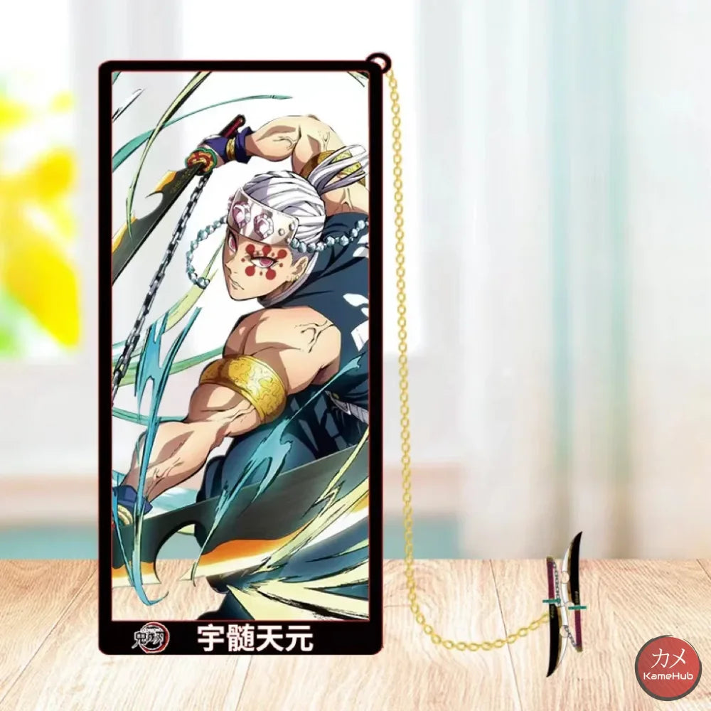 Demon Slayer: Kimetsu no Yaiba - Segnalibri in Metallo Uzui Tengen / 10cm Accessori