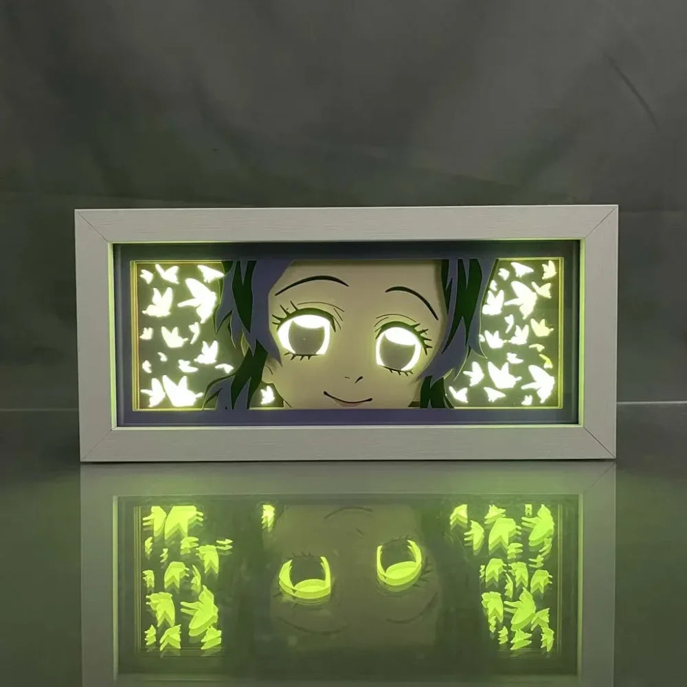 Demon Slayer / Kimetsu no Yaiba - Shinobu Kocho Light Box 3D con Luce Led Gadget