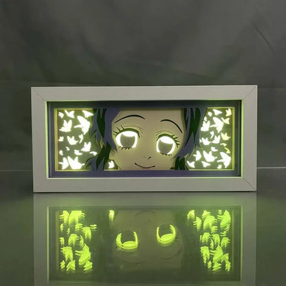 Demon Slayer / Kimetsu no Yaiba - Shinobu Kocho Light Box 3D con Luce Led Gadget