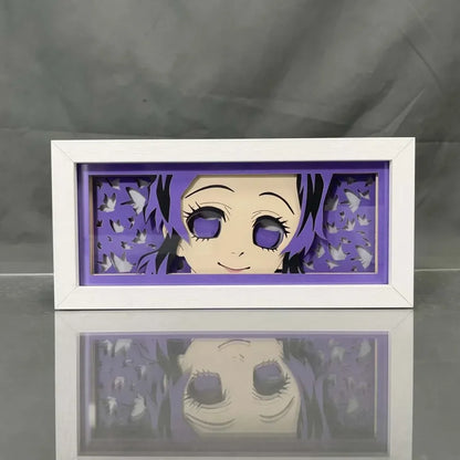 Demon Slayer / Kimetsu no Yaiba - Shinobu Kocho Light Box 3D con Luce Led Gadget