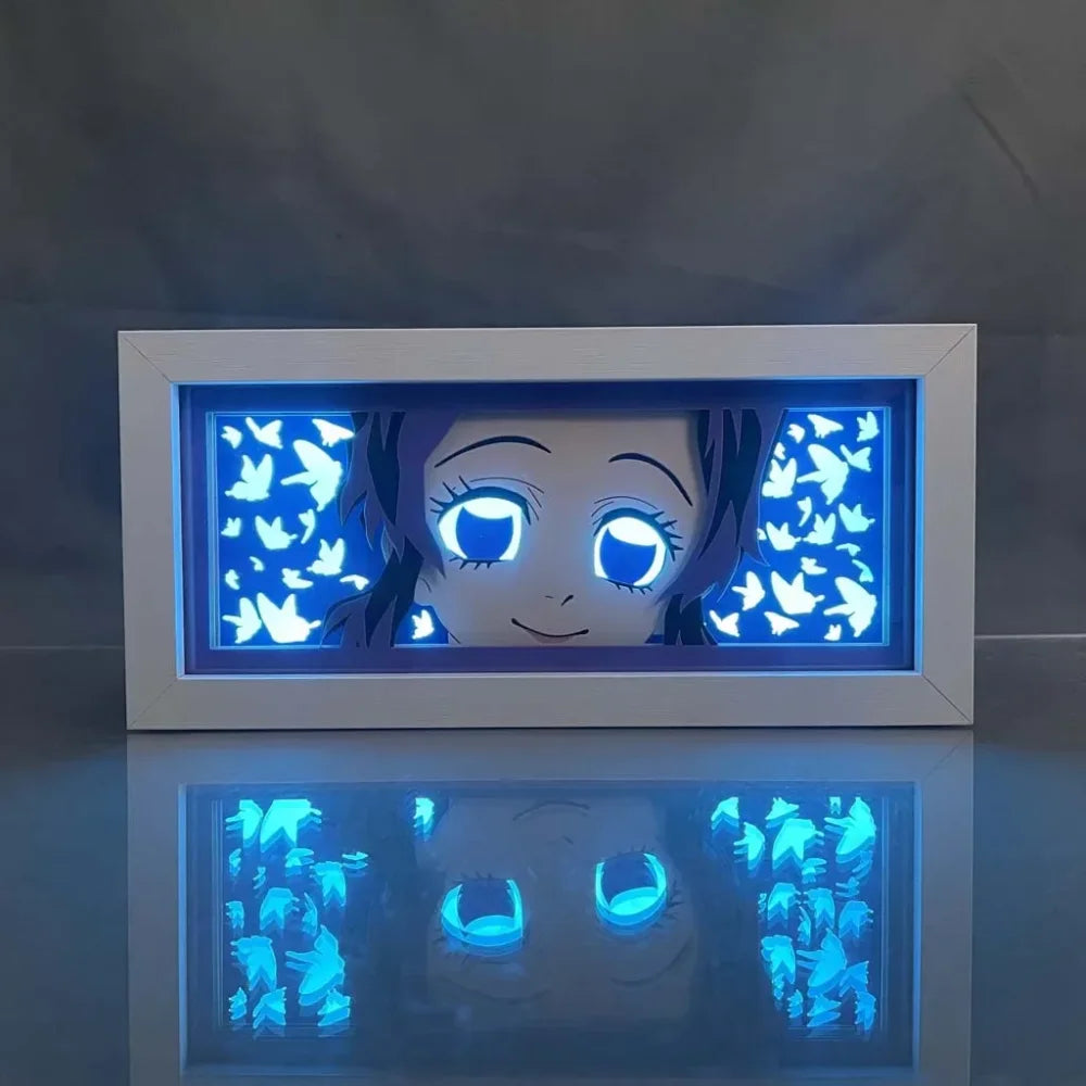 Demon Slayer / Kimetsu no Yaiba - Shinobu Kocho Light Box 3D con Luce Led Gadget