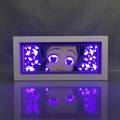 Demon Slayer / Kimetsu no Yaiba - Shinobu Kocho Light Box 3D con Luce Led Gadget