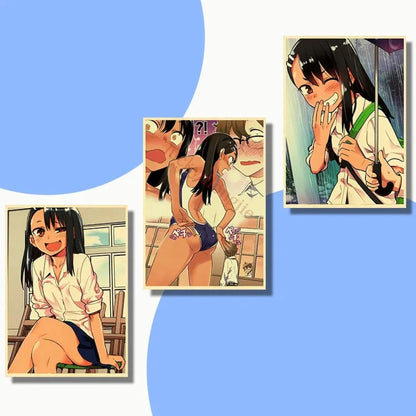 Dont Toy With Me Miss Nagatoro / Ijiranaide Nagatoro-San - Anime Poster Aesthetic In A3 Hd