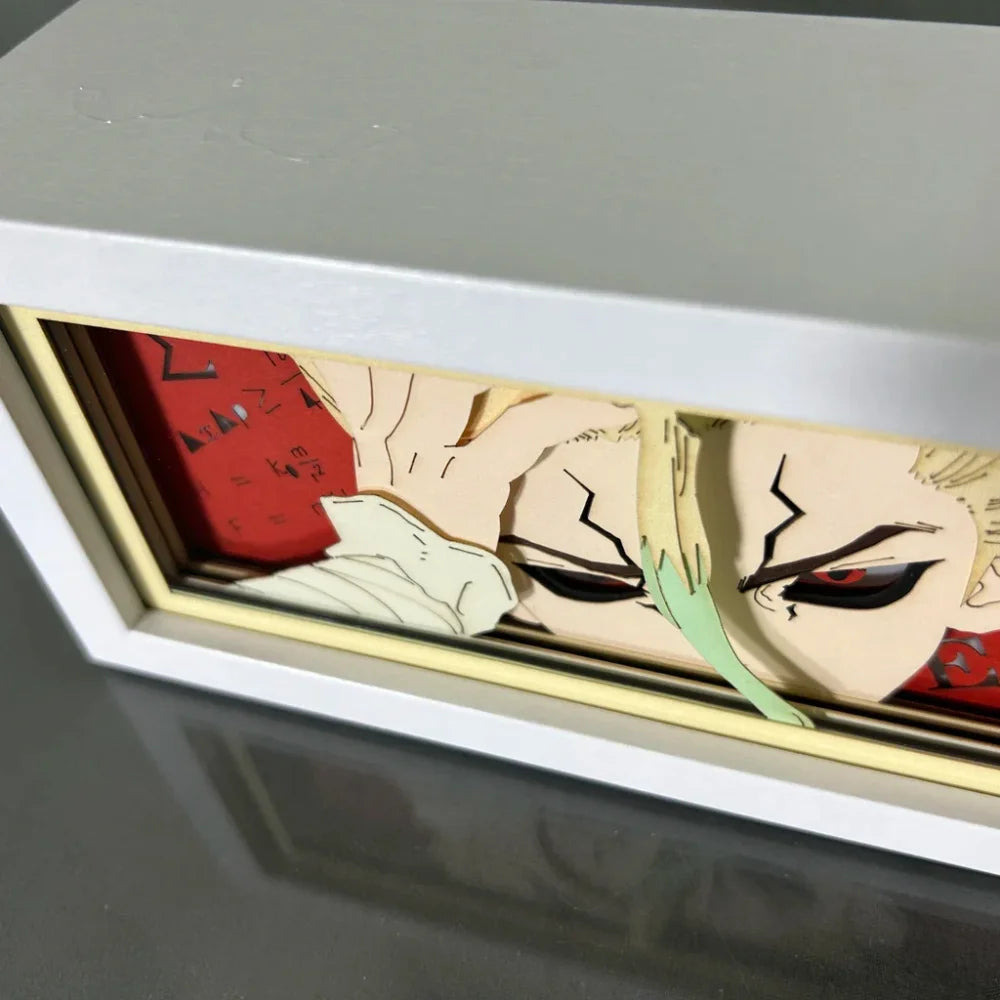 Dr Stone - Ishigami Senku Light Box 3D con Luce Led Gadget