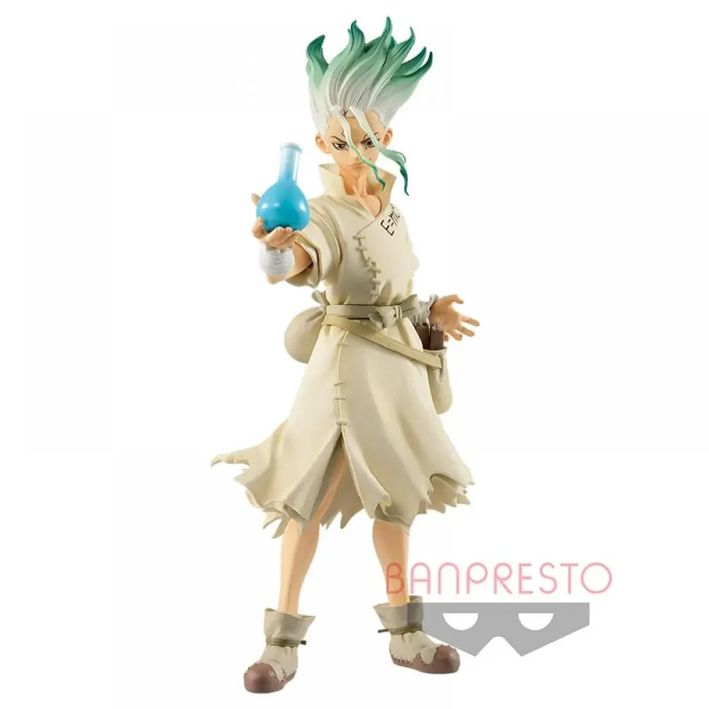 Dr. Stone: Stone World - Ishigami Senku Originale Bandai Banpresto Action Figure