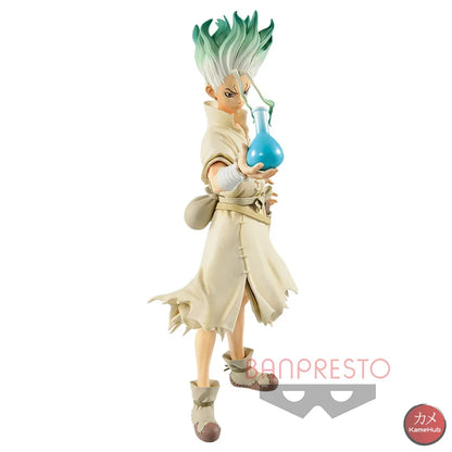 Dr. Stone: Stone World - Ishigami Senku Originale Bandai Banpresto Action Figure