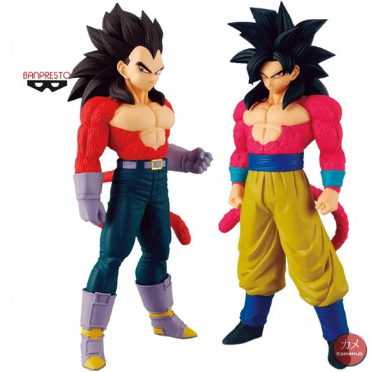 Dragon Ball GT - Goku e Vegeta SSJ 4 Action Figure Bandai Banpresto Solid Edge Works - Action Figure