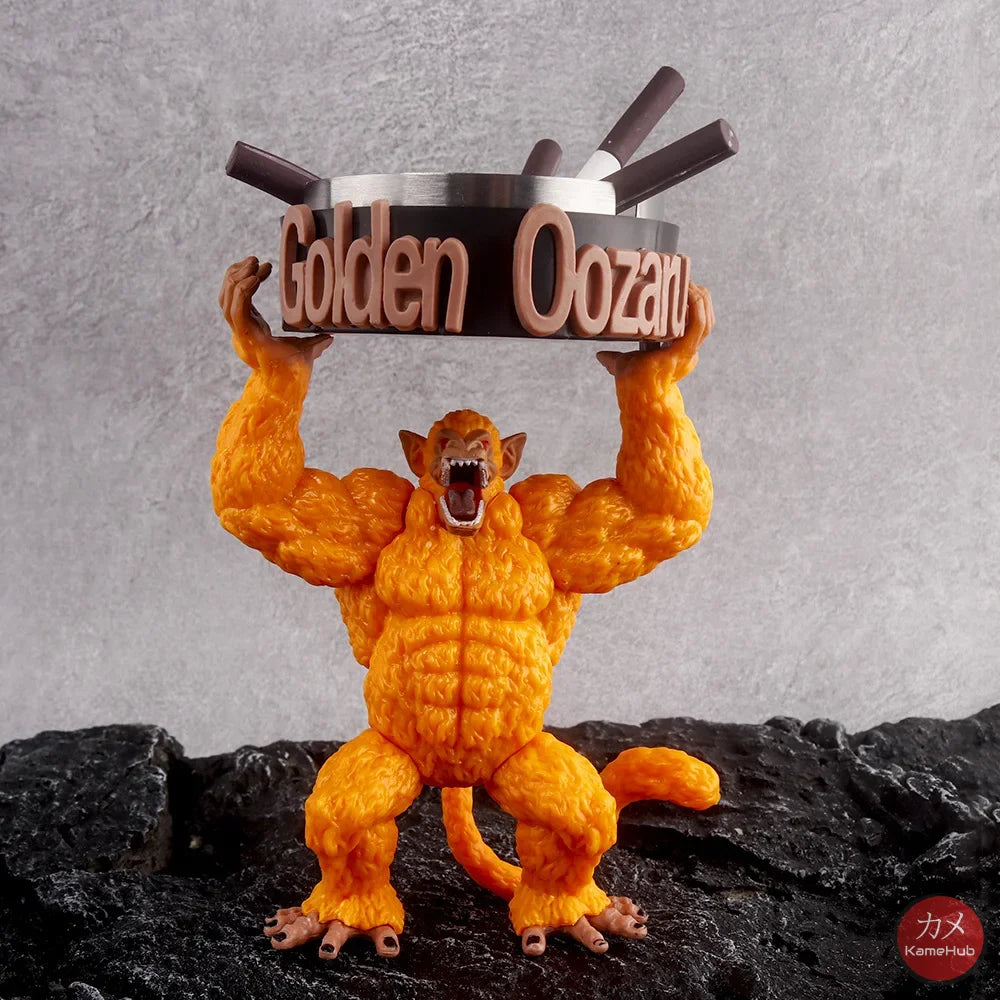 Dragon Ball Gt - Son Goku Oozaru Dorato Posacenere Action Figure
