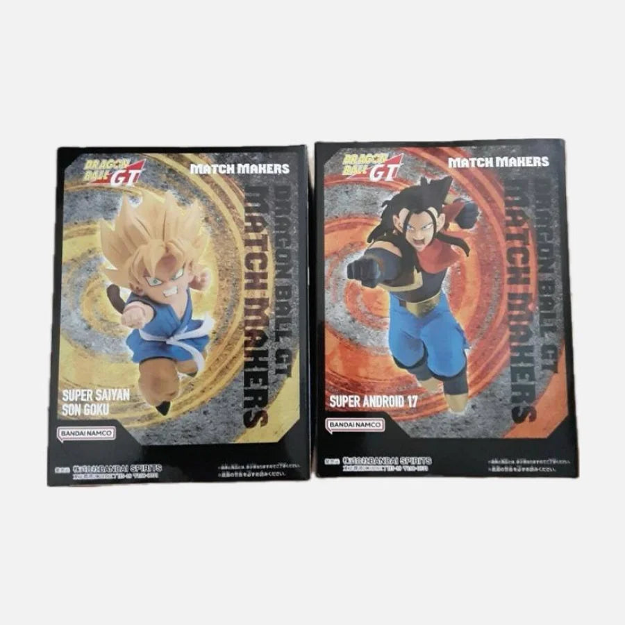 Dragon Ball Gt - Son Goku Ssj E Super Androide 17 Action Figure Bandai Banpresto Match Makers