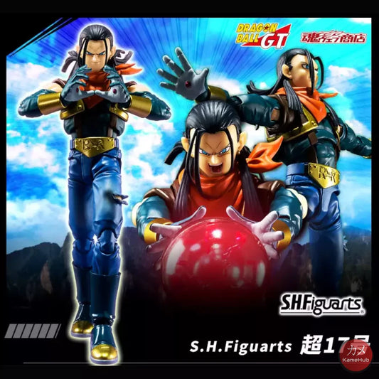 Dragon Ball GT - Super C 17 Action Figure Bandai SHF - Super C17 14cm - Action Figure