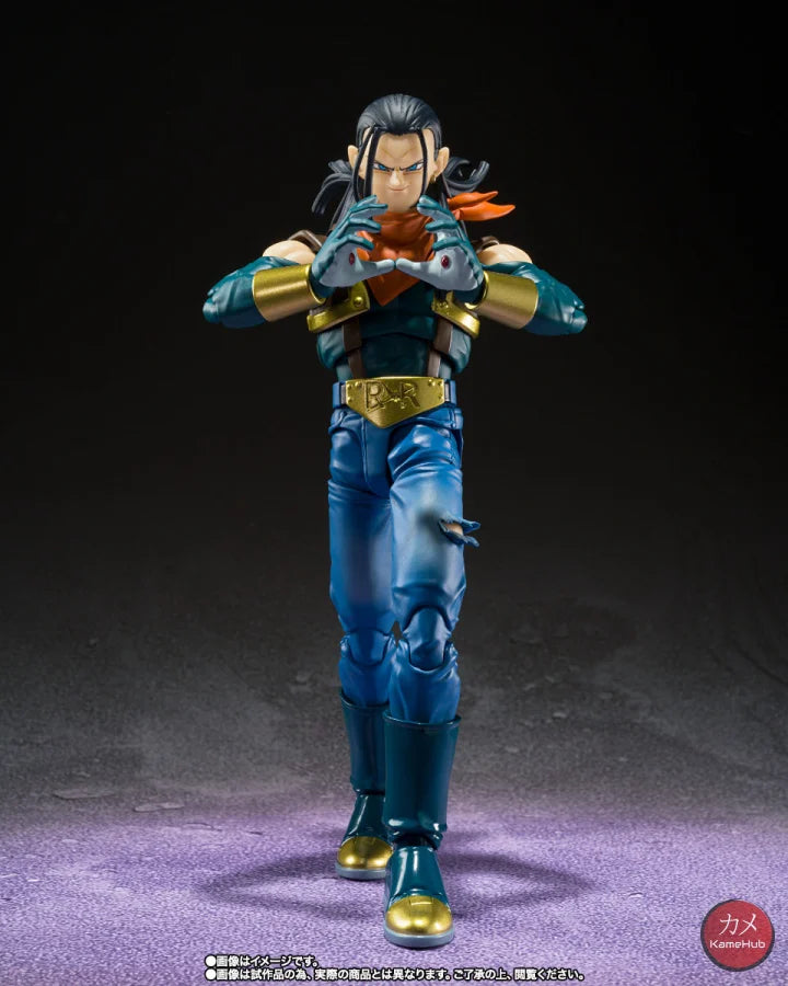 Dragon Ball GT - Super C 17 Action Figure Bandai SHF - Super C17 14cm - Action Figure