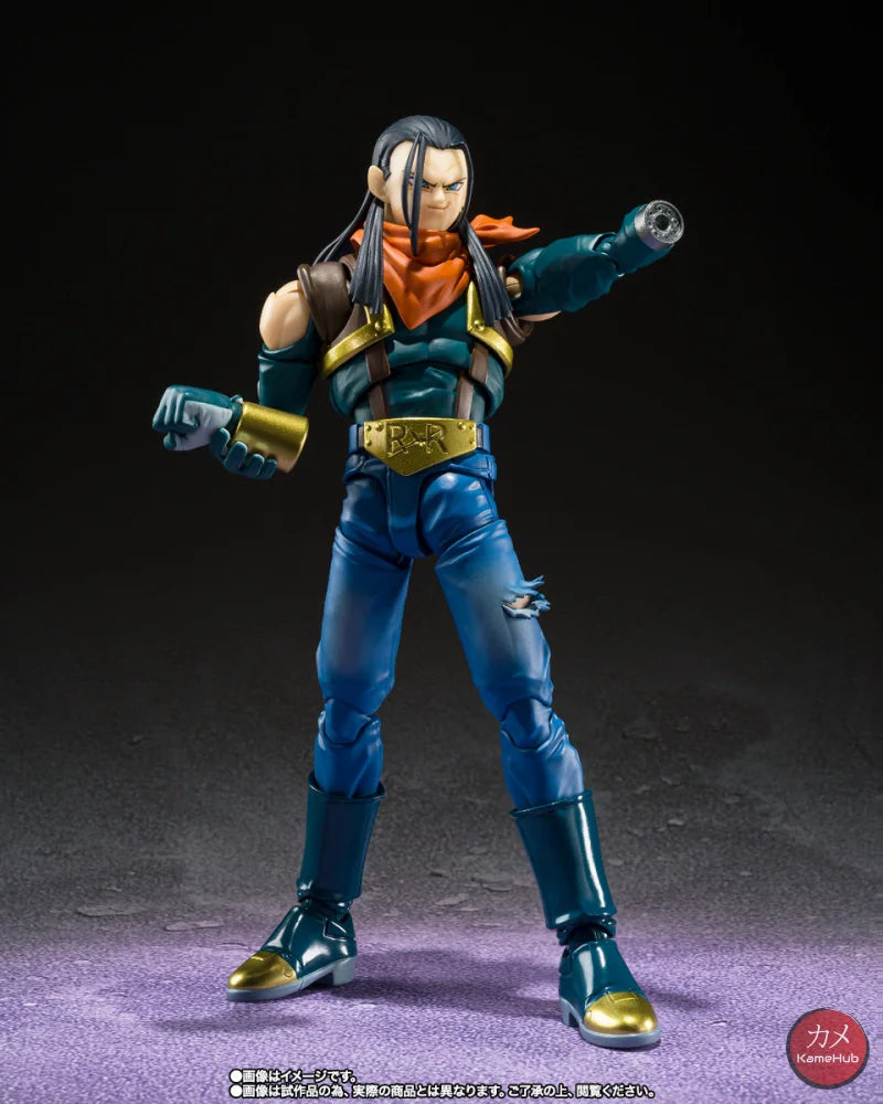 Dragon Ball GT - Super C 17 Action Figure Bandai SHF - Super C17 14cm - Action Figure