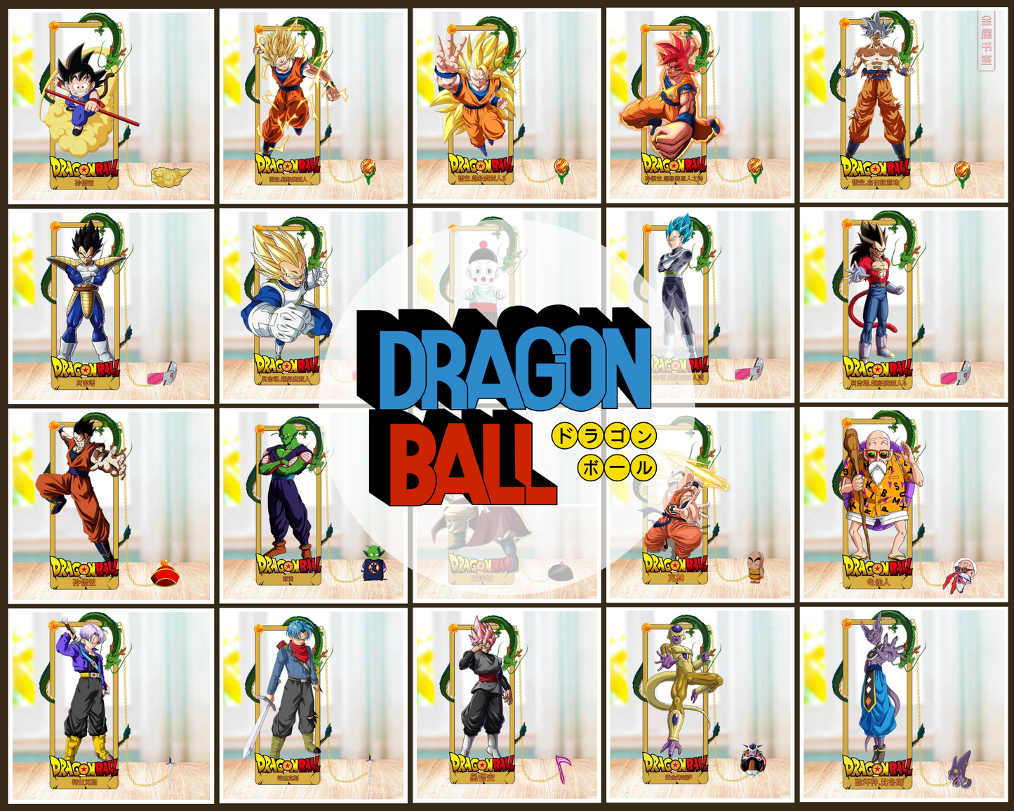 Dragon Ball - Segnalibri in Metallo