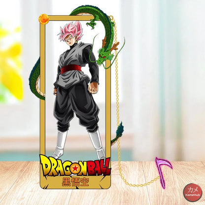 Dragon Ball - Segnalibri in Metallo Black Goku SSJ God Rose A / 10cm Accessori