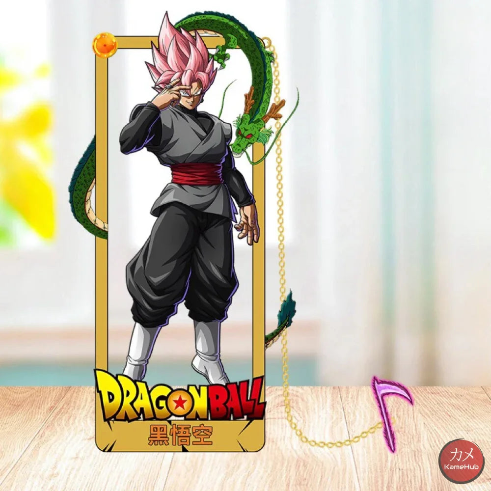 Dragon Ball - Segnalibri in Metallo Black Goku SSJ God Rose B / 10cm Accessori