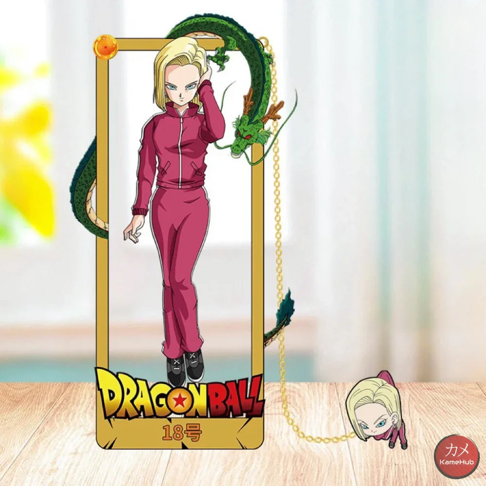 Dragon Ball - Segnalibri in Metallo C18 / 10cm Accessori