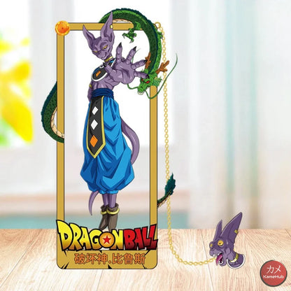 Dragon Ball - Segnalibri in Metallo Lord Beerus / 10cm Accessori