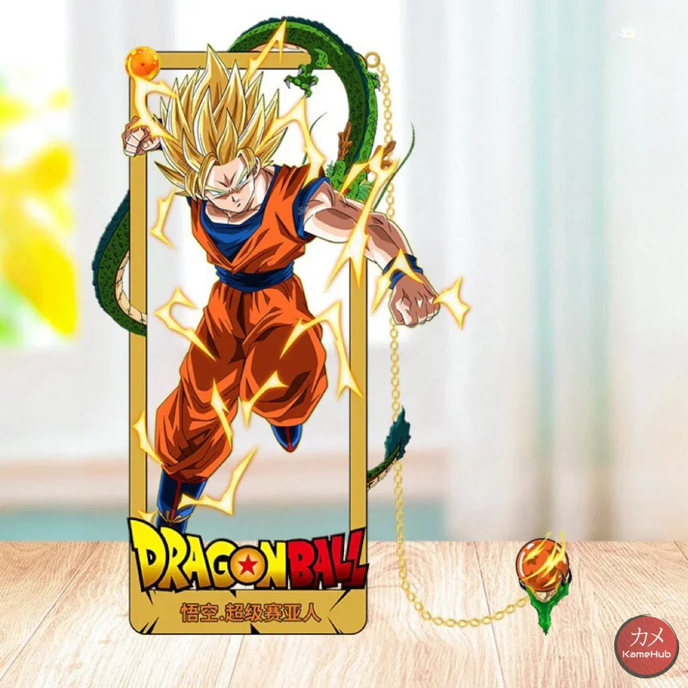 Dragon Ball - Segnalibri in Metallo Son Goku SSJ 2 Z / 10cm Accessori