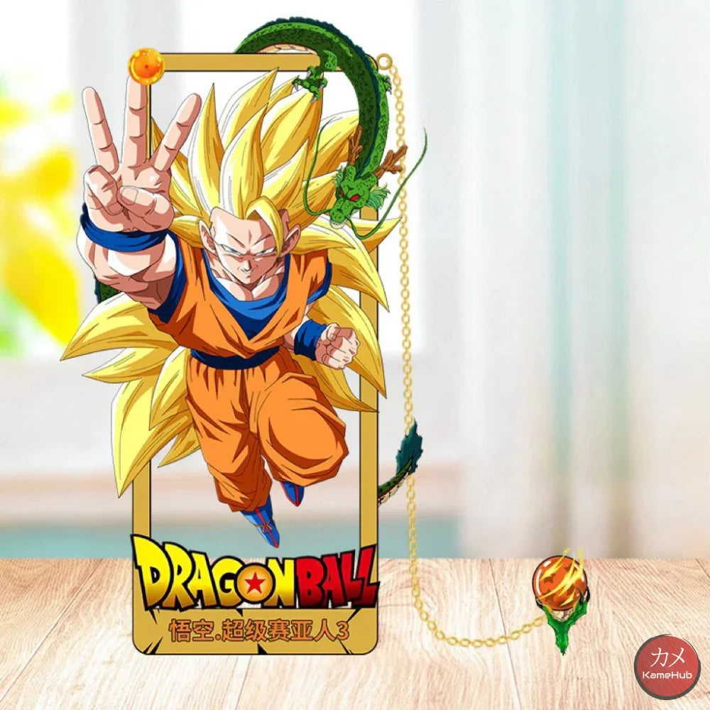 Dragon Ball - Segnalibri in Metallo Son Goku SSJ 3 Z / 10cm Accessori