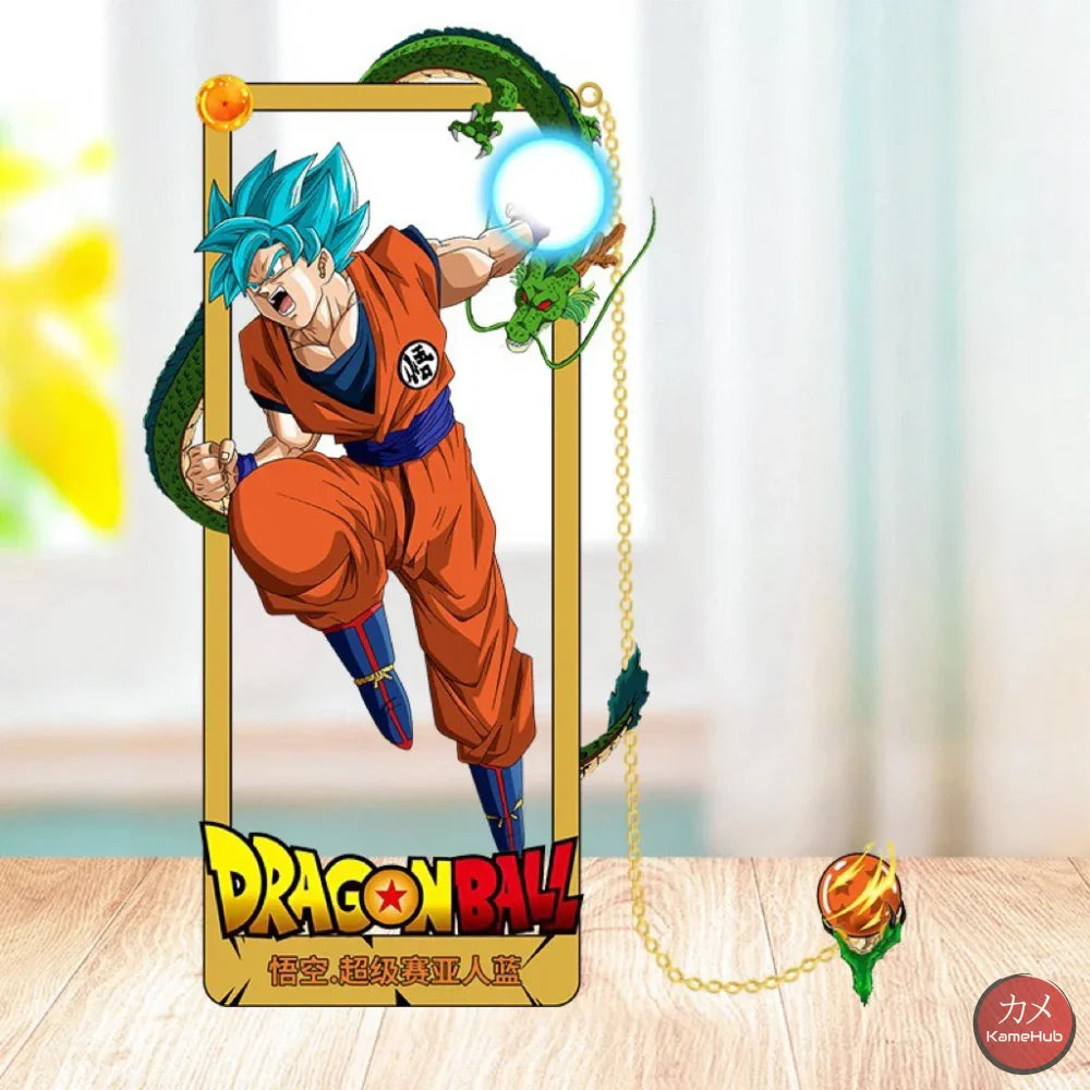 Dragon Ball - Segnalibri in Metallo Son Goku SSJ God Blue Super / 10cm Accessori