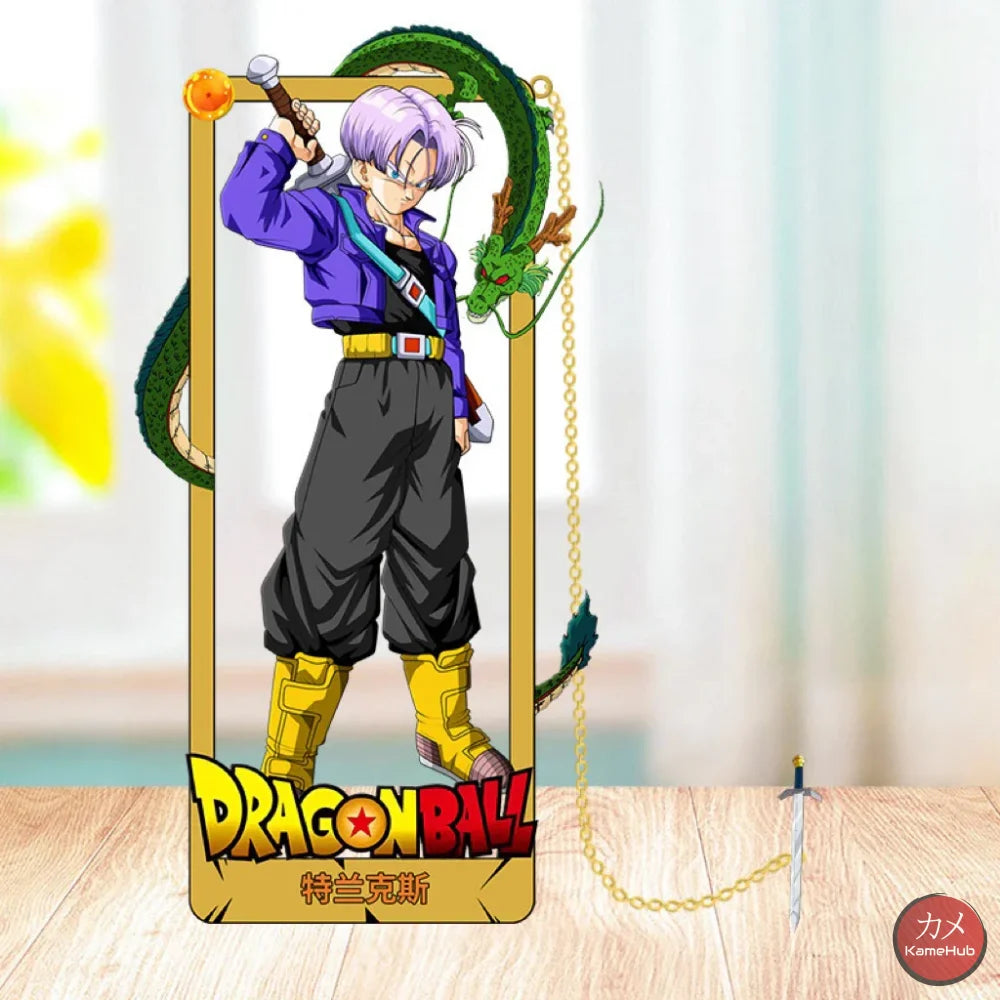 Dragon Ball - Segnalibri in Metallo Trunks del Futuro Z / 10cm Accessori