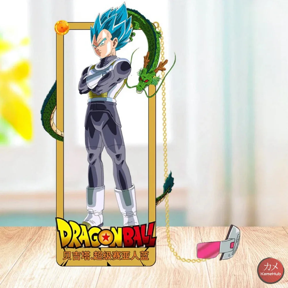 Dragon Ball - Segnalibri in Metallo Vegeta SSJ God Blue Super / 10cm Accessori
