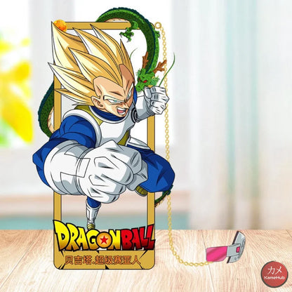 Dragon Ball - Segnalibri in Metallo Vegeta SSJ Z / 10cm Accessori