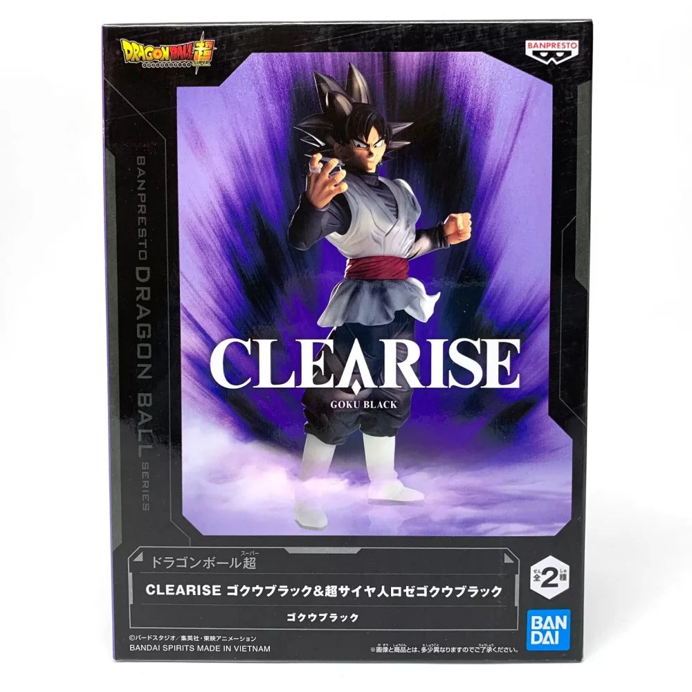Dragon Ball Super - Black Goku Action Figure Bandai Banpresto Clearise Action Figure