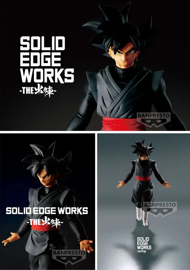 Dragon Ball Super - Black Goku / Zamasu Originale Bandai Banpresto Solid Edge Works Action Figure