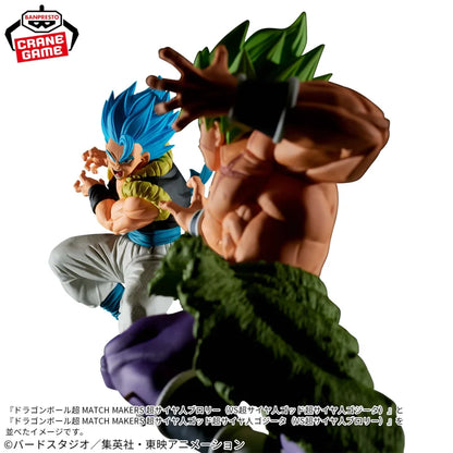 Dragon Ball Super - Gogeta E Broly Action Figure Bandai Banpresto Match Makers