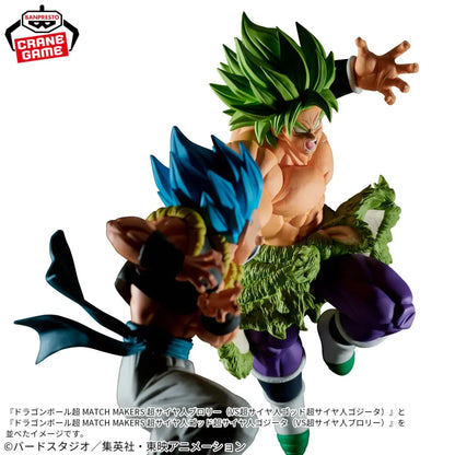 Dragon Ball Super - Gogeta E Broly Action Figure Bandai Banpresto Match Makers