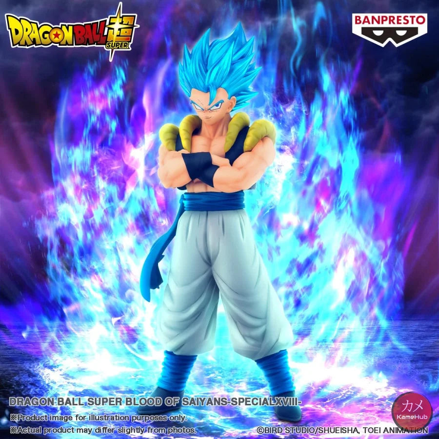 Dragon Ball Super - Gogeta Ssg Blue Action Figure Bandai Banpresto Blood Of Saiyans