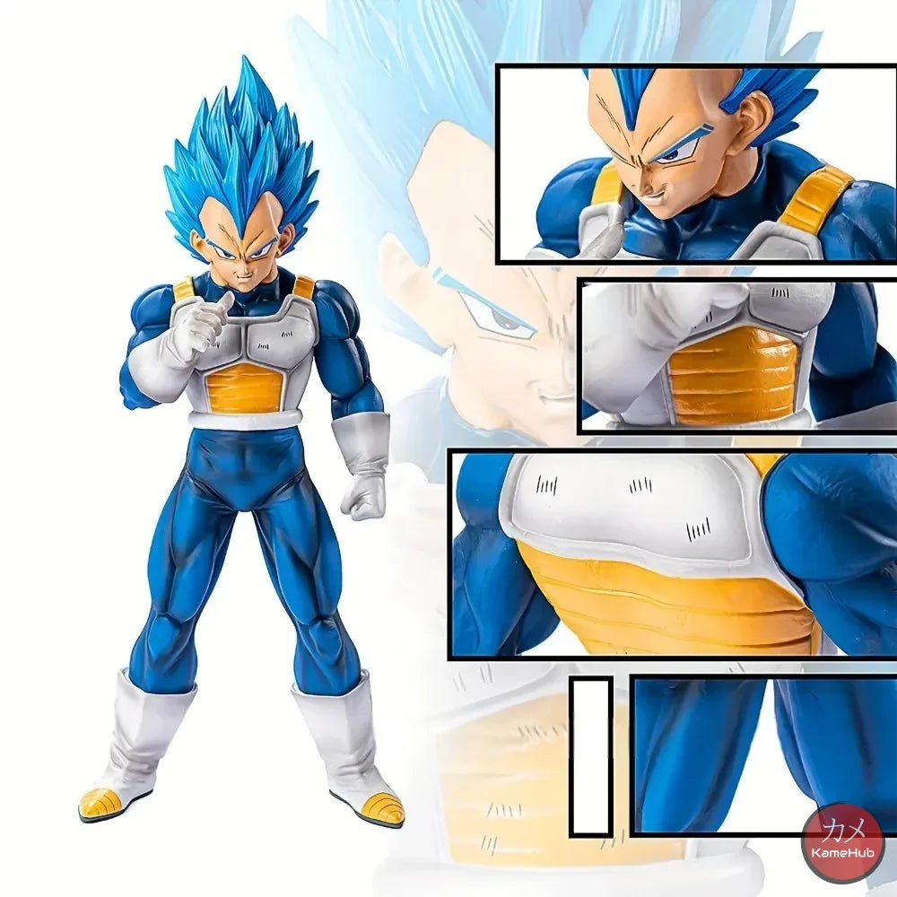 Dragon Ball Super - Vegeta SSJG Blu Action Figure - Vegeta SSJG Blu 28cm - Action Figure