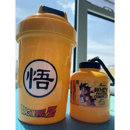 Dragon Ball Z - Borraccia Per Palestra Shaker Proteine + Porta In Polvere Gadget