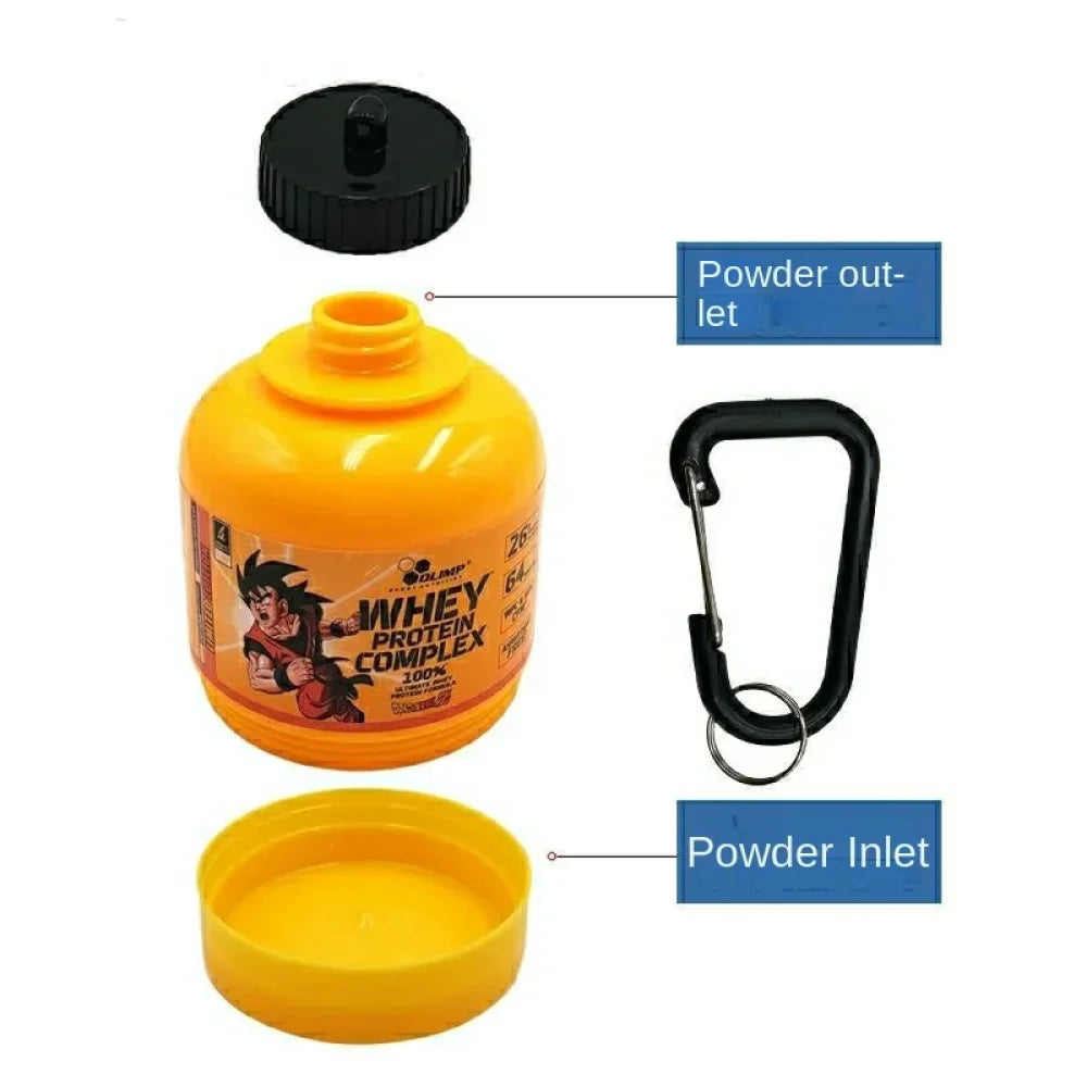 Dragon Ball Z - Borraccia Per Palestra Shaker Proteine + Porta In Polvere Gadget